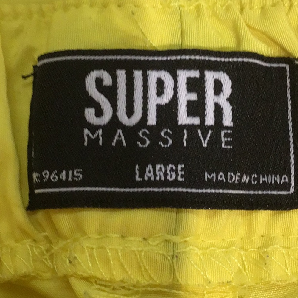 Yellow Men's Shorts - Picture 4 of 4